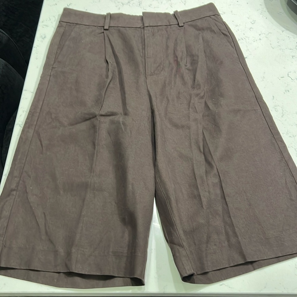 Madewell Slouchy Shorts in Drapey Twill